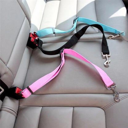 Adjustable Pet Car Seat Belt – Cat & Dog Safety