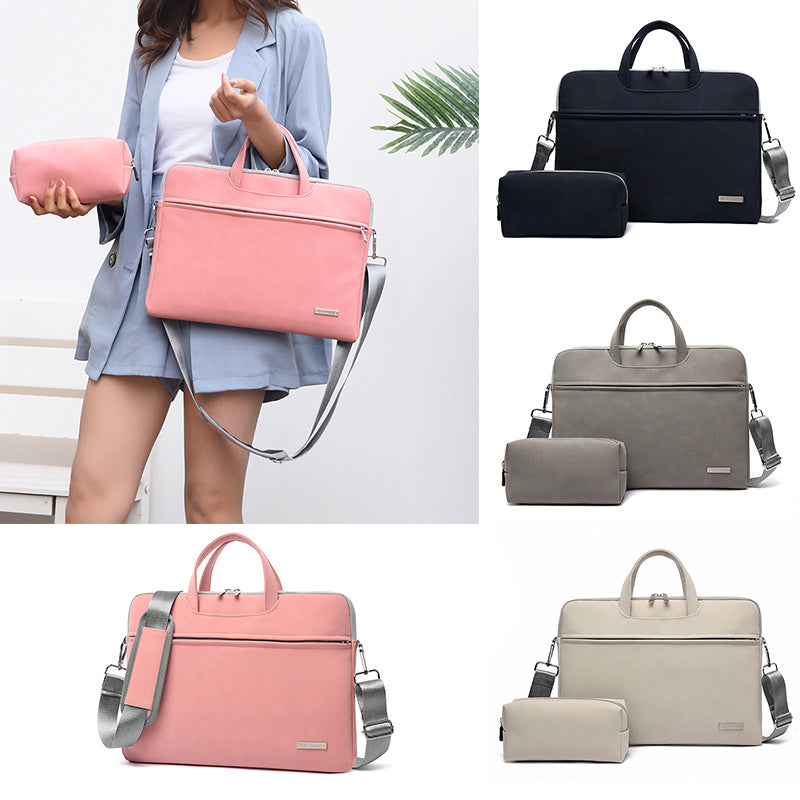 PU Leather Laptop Bag for MacBook Air and Others