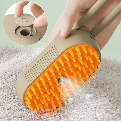 3 In 1 Electric Spray Steam Pet Brush